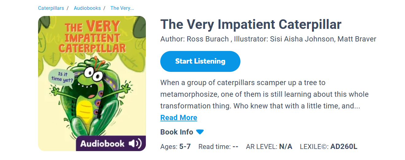 The Very Impatient Caterpillar