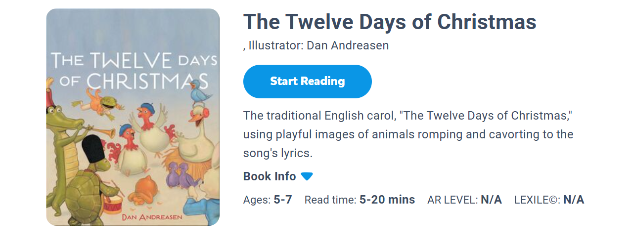 The Twelve Days of Christmas