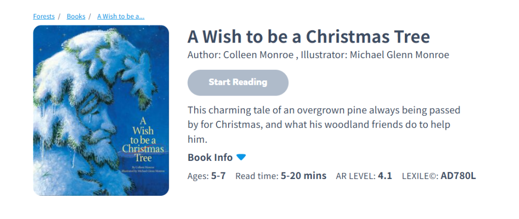 A Wish to Be a Christmas Tree