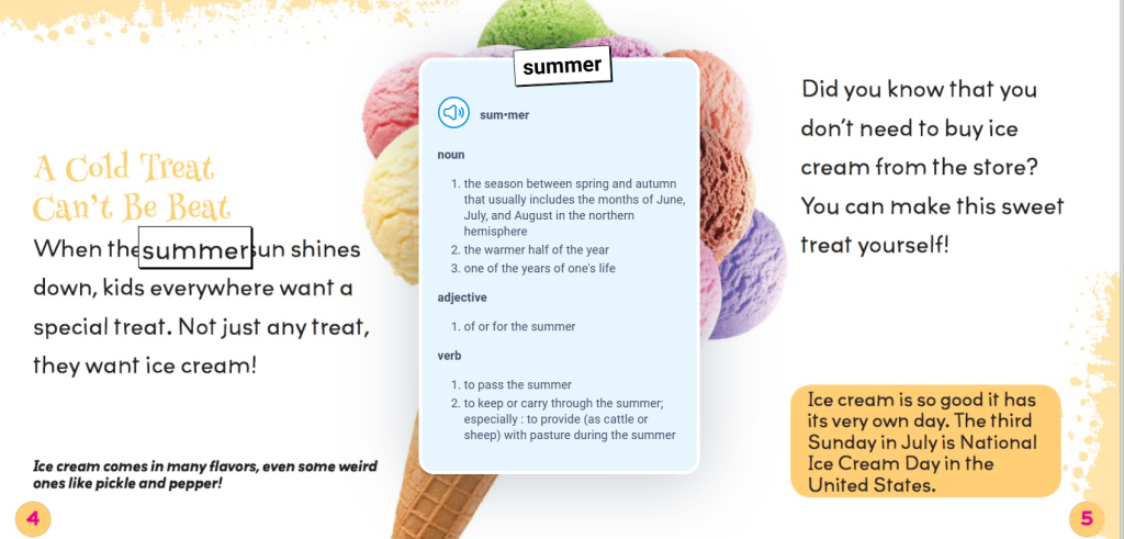 Comparing Epic’s How to Make Ice Cream to Other Books