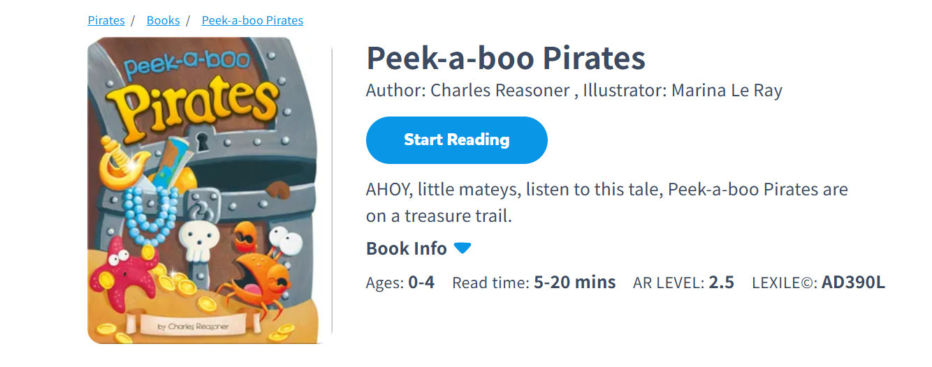 Peek-a-boo Pirates by Charles Reasoner