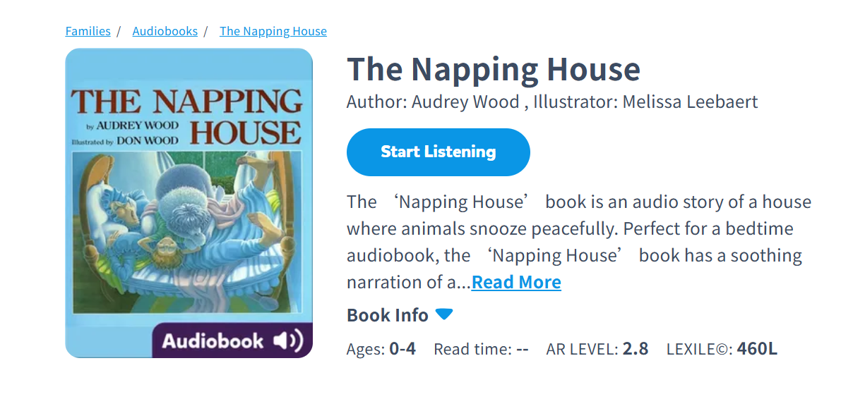 The Napping House by Audrey Wood