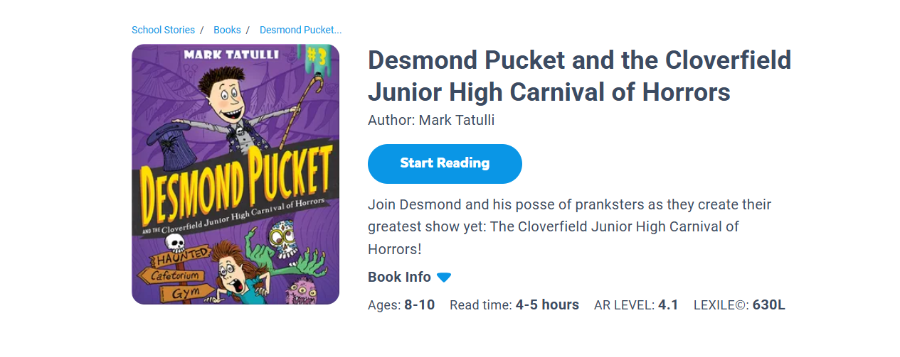 Cloverfield Junior High Carnival of Horrors