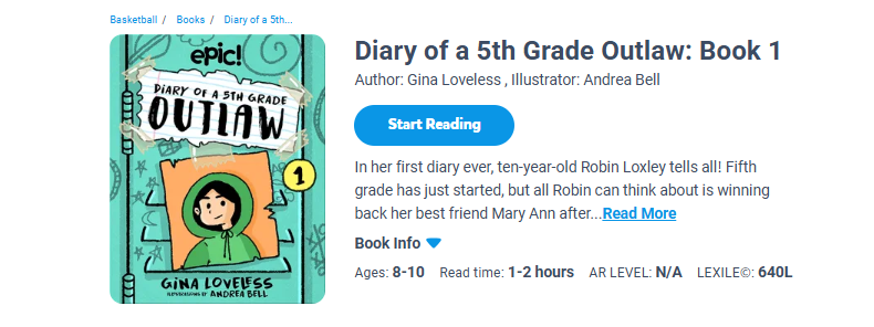 Diary of a 5th Grade Outlaw Book 1
