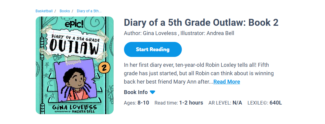 Diary of a 5th Grade Outlaw Book 2