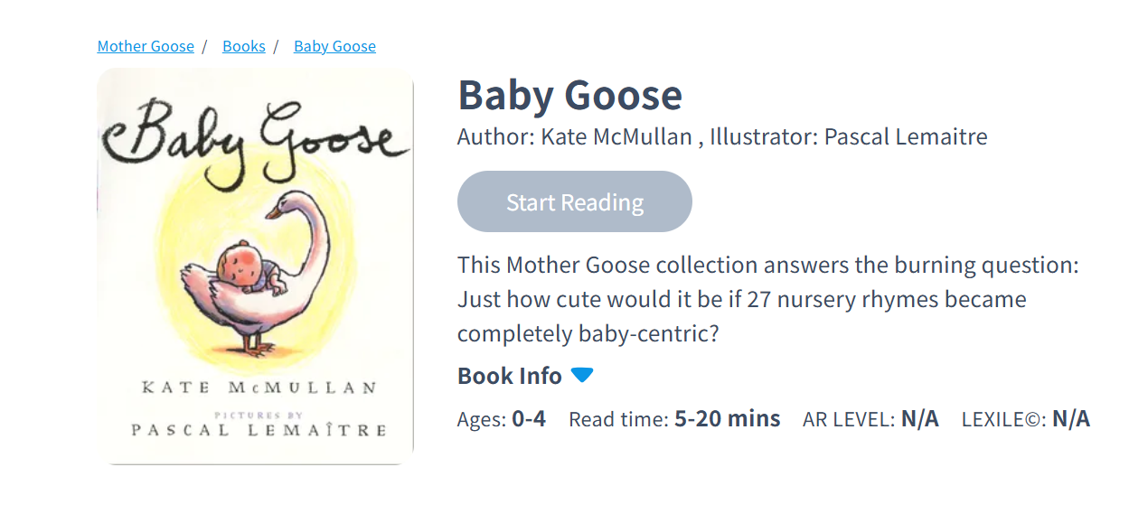 Baby Goose by Kate Toms