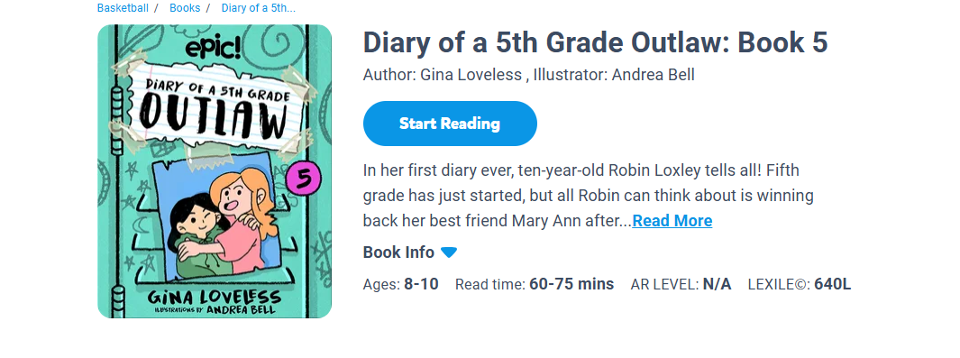 Diary of a 5th Grade Outlaw Book 5