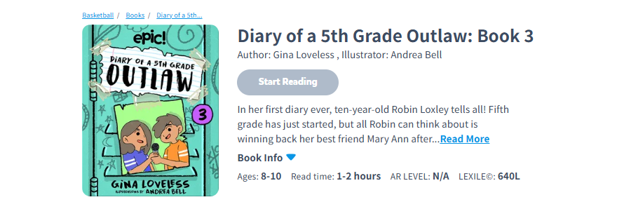 Diary of a 5th Grade Outlaw Book 3