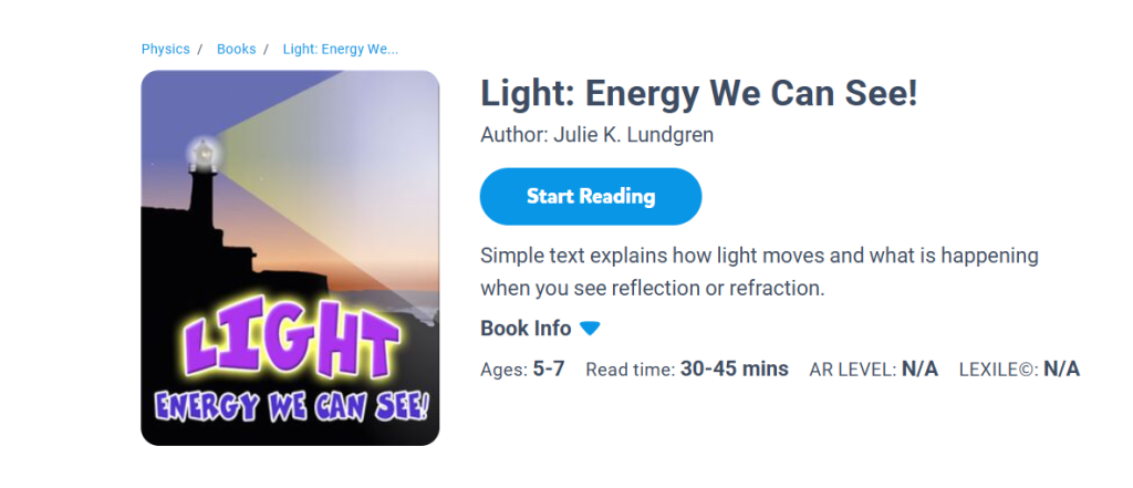 13. Light: Energy We Can See!