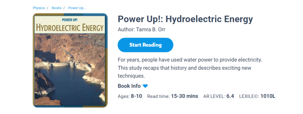 14. Power Up!: Hydroelectric Energy