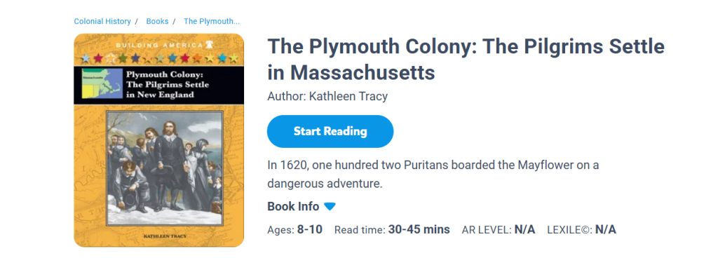20. The Plymouth Colony