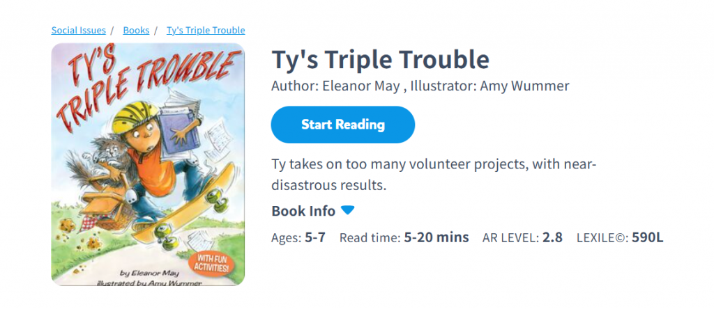 Ty’s Triple Trouble