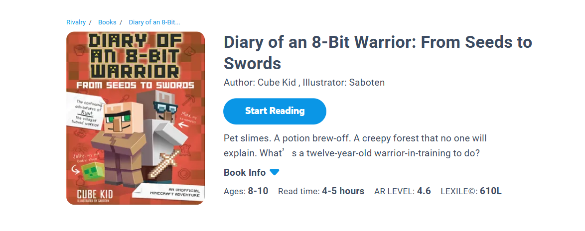 Book 2: Diary of an 8-Bit Warrior: From Seeds to Swords
