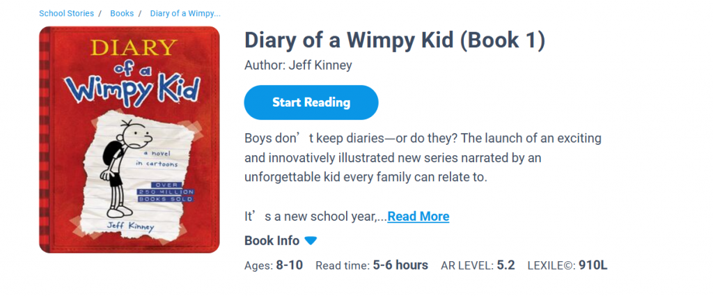 Diary of a Wimpy Kid by Jeff Kinney